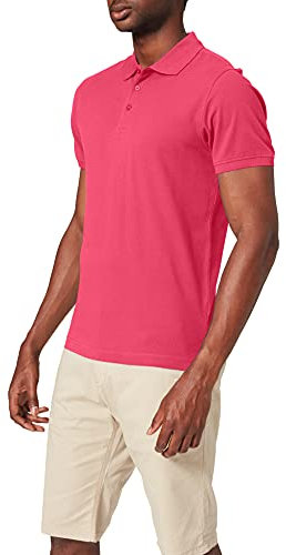 CliQue Classic Lincoln Polo, Rose (Cerise Clair), L Homme
