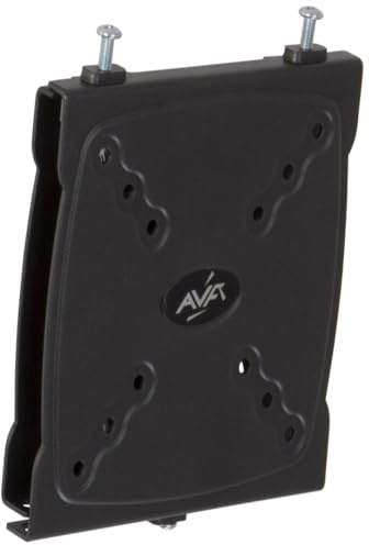 AVF Tilting TV Monitor Mount - Flat & Tilt TV Wall Bracket for Screens Up to 25 & 15kg - Ultra Adjustable - Easy Installation - Post Install Levelling - Fixings Included - GL101 - Black