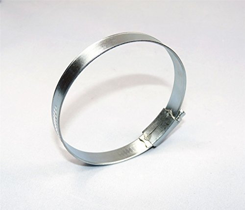 TR Hose Clips Pipe Clamps - W1 Zinc Plated - British Type 50-70mm set of 2