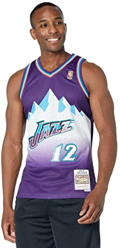 MITCHELL & NESS SWINGMAN JERSEY UTAH JAZZ ROAD 1996-97 JOHN STOCKTON-S