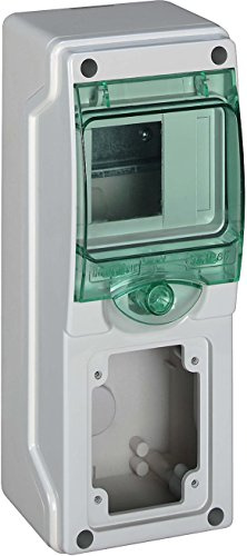 13175 - Kaedra-Minigehäuse, für Steckdosen, 98x248mm, 4 Module, 1 Ã–ffnung