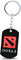 Dota2 Metal Keyring Dota2 Anime Video Game Inspired Keychain
