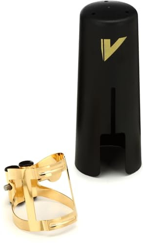 Vandoren LC58DP - Abrazadera para saxofón tenor, color dorado