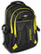 Bag Street Synthetik Rucksack Damen Herren Sporttasche schwarz gelb