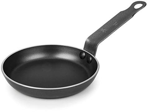 LACOR - 23612 - Sartén Blinis Robust Aluminio Antiadherente 12 cm. - Negro