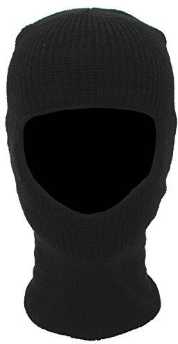 Balaclava 1 Loch, Acryl, schwarz