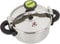 Monix Classica - Cocotte Minute Tradionnelle 4 Litres, Acier Inoxydable 18/10, Compatible Toutes Sources de Chaleur Induction Incluse, Argenté.