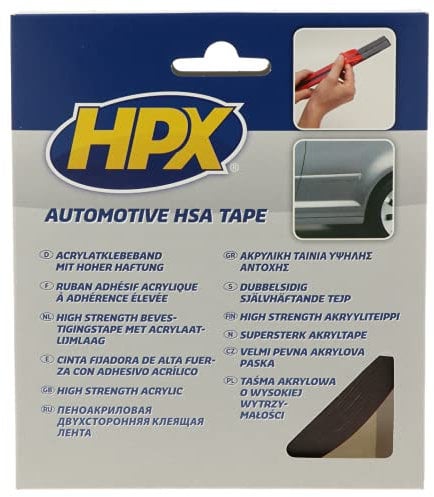 HPX HSA005 Montageband HSA doppelseitig anthrazit 19 mm x 10 m