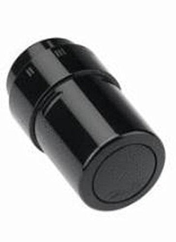 Danfoss RAX Design Thermostatkopf Tiefschwarz mit Nullabsperrung