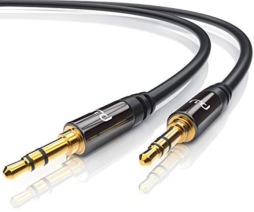 CSL-Computer Primewire - 10m Cavo Jack 3,5mm Maschio Maschio - Cavo AUX Cavo Cuffie - Connettore Maschio da 3,5mm a connettore Maschio da 3,5mm - Serie Premium HQ