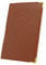 Color Pop Porte-Papiers Véhicule Coloris Marron+ Étui Transparent pour Carte Grise