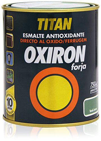 Titan - Esmalte antioxidante - Oxiron forja, color verde - 750 ml