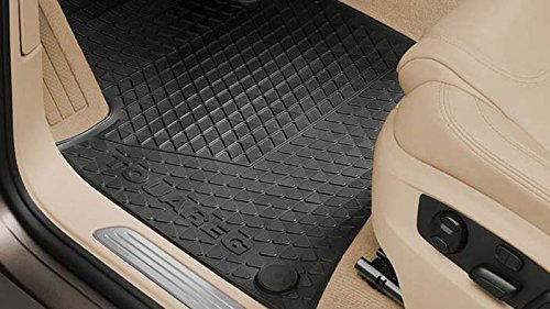 Volkswagen Gummifußmatten Original VW Touareg 7P 4er Satz vorn + hinten Fußmatten
