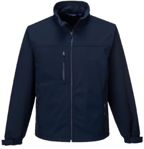 Portwest Chaqueta Softshell (3 Capas), Tamaño: 4XL, Color: Marino, TK50NAR4XL
