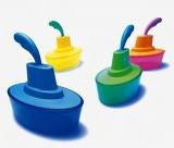 Alessi Plat à Beurre Forme Bateau Vert