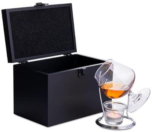 bar@drinkstuff Deluxe Cognac & Brandy Warmer Set, DS12152, Single