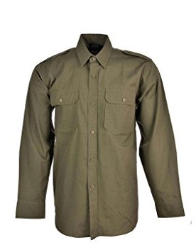 CHEMISE US VERT OLIVE OD 100 % COTON RIPSTOP MILTEC 10915001 AIRSOFT ARMEE MILITAIRE TAILLE S