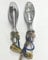 Motorrad Universal Paar Roller Blinker LED Sonic Moto Zubehoere Chrome