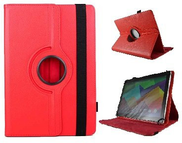 Tablet-Schutzhülle für Sony Xperia Z 10,1 Zoll (25,7 cm), drehbar, Rot