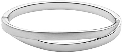 Skagen Elin Silver-Tone Bangle Bracelet