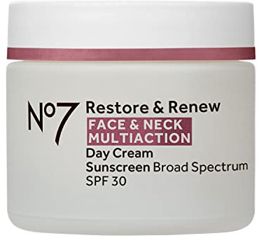 Crema de día Restore & Renew de Boots, n.º 7, con FPS 15 + 5* UVA, 50 ml, para piel madura