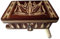 Puzzle Box, magisches Schmuckkästchen, geheim, knifflig geschnitzt, Holz Kasten, Gehirn-Teaser (braun)