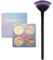 Technic Get Gorgeous Highlighting Powder 12g + LyDia Small Black Fan Cheek/Blending/Contour/Highlighter/Bronzer/Dust Makeup Brush by LyDia