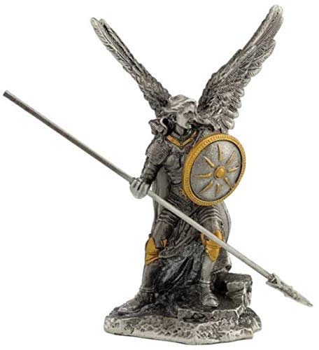 Veronese Zinnfigur Erzengel Rafael mit Speer