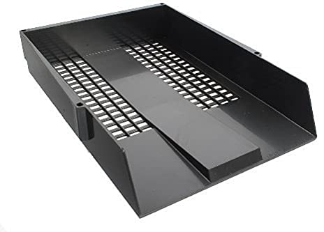 Avery Original Letter Tray, Black, Stackable Desk Document Tray, Durable PVC-Free Plastic