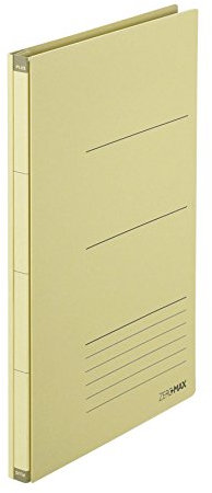 PLUS Japan, Zero Max Platzsparordner in Beige, 1er Pack (1 x 1 Ordner)