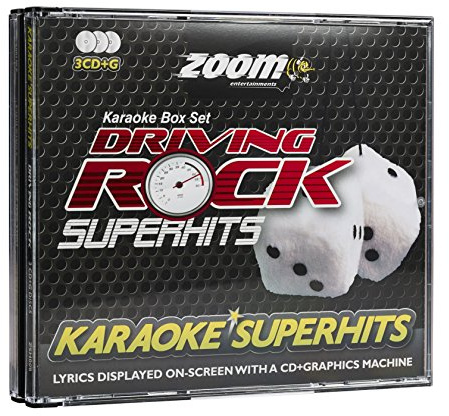 Zoom Karaoke CD+G - Driving Rock Superhits - Triple CD+G Karaoke Pack