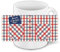 Tasse zum Vatertag mit Namen Janosch ist der beste Papa! - mit kariertem Motiv - Karohemd
