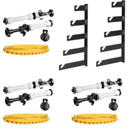 Walimex 5-fach Hintergrund Wandmontageset (3er Set)
