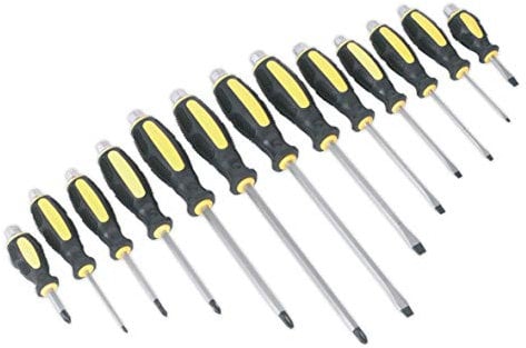 Sealey S0754 Hammer-Thru Screwdriver Set, 13 Pieces