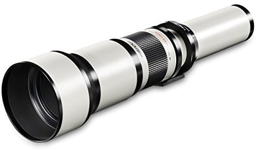 Walimex pro 650-1300mm 1:8-16 CSC Teleobjektiv für T2 - Manueller Fokus, Zoom-Teleobjektiv für Vollformat & APS-C Sensor, Ganzmetallfassung, inkl. Aufbewahrungstasche & Objektivdeckeln