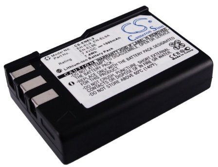 Battery for Nikon D5000, 7.4V, 1000mAh, Li-ion