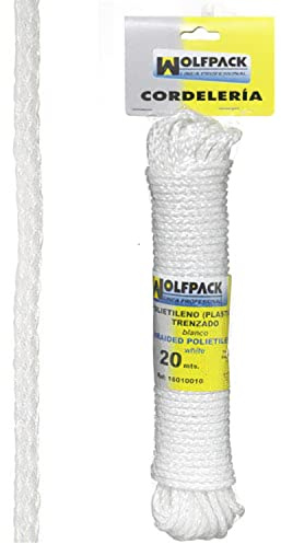 Wolfpack 16010010 Wolle geflochtene Schnur weißes Kunststoff (20 mt)