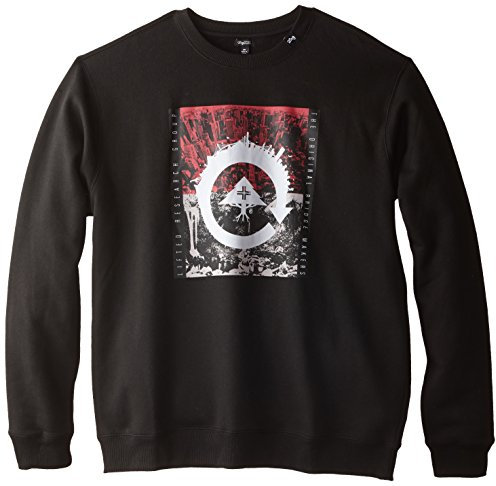 LRG Herren Recycldcitycrwswtshr Big and Tall, Schwarz, XXX-Large