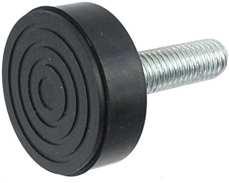 SPARES2GO Universal Washing Machine Adjustable Screw in Foot (8mm Thread)