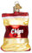 Old World Christmas Tüte mit Pommes Glasgeblasene Ornamente für den Weihnachtsbaum