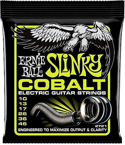 Ernie Ball, Regular Slinky Cobalt, Corde per chitarra elettrica, diametro 10-46