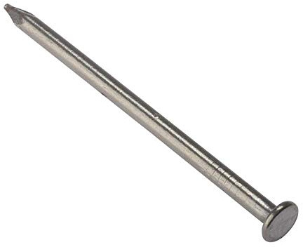 ForgeFix Round Head Nails | 3.75 x 75mm | Bright | Bag 2.5KG