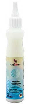 Artidee CREARTEC Mosaik-Fugenfüller - für den Außenbereich geeignet - transparent - 88 ml - Made in Germany