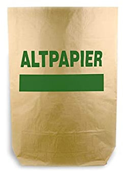 100 Stk. Papiermüllsäcke 120l Altpapier Bio Müllsäcke Müllbeutel 2lag