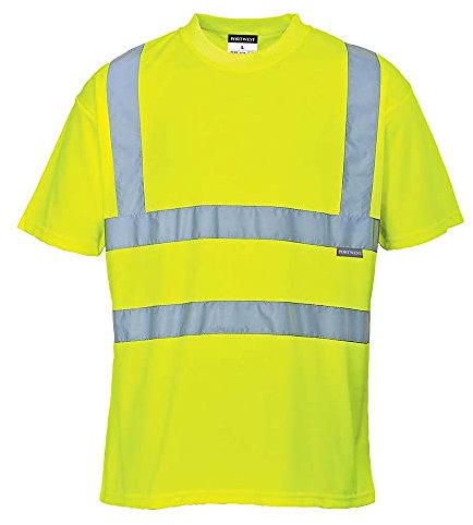 Portwest Hi-Vis T-Shirt, Size: M, Colour: Yellow, S478YERM