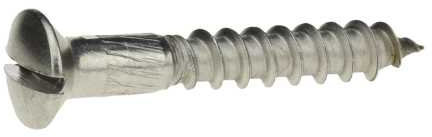 Reidl Holzschraube Linsenkopf 6 x 65 mm DIN 95 A2 blank 100 Stück