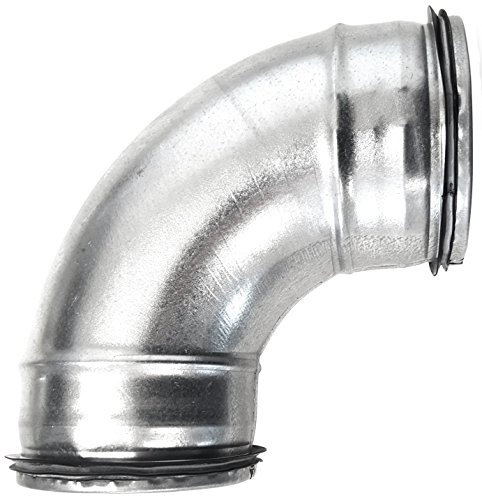 Intelmann Wickelfalzrohr Bogen Ø 125 mm 90° (80 100 125 150 160 180 200)