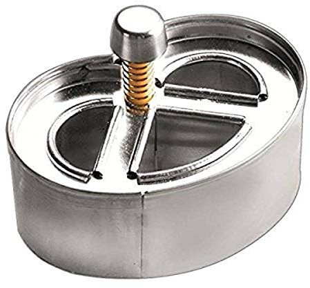 IBILI CORTAPASTAS BREZEL, Stainless Steel, Silber, 6.5 x 4.5 x 6.5 cm