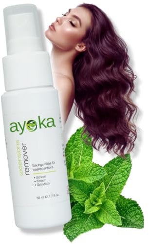 Ayoka Extensions Entferner für Tapes und Bondings Extra stark Tapeband Löser Premium Entferner für Haar Extensions Pflegende Haarentfernung Bond Remover für Haarverlängerung
