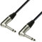 Adam Hall Cables 4 STAR IRR 0060 - Cable de Instrumento REAN de Jack 6,3 mm mono acodado a Jack 6,3 mm mono acodado 0,6 m